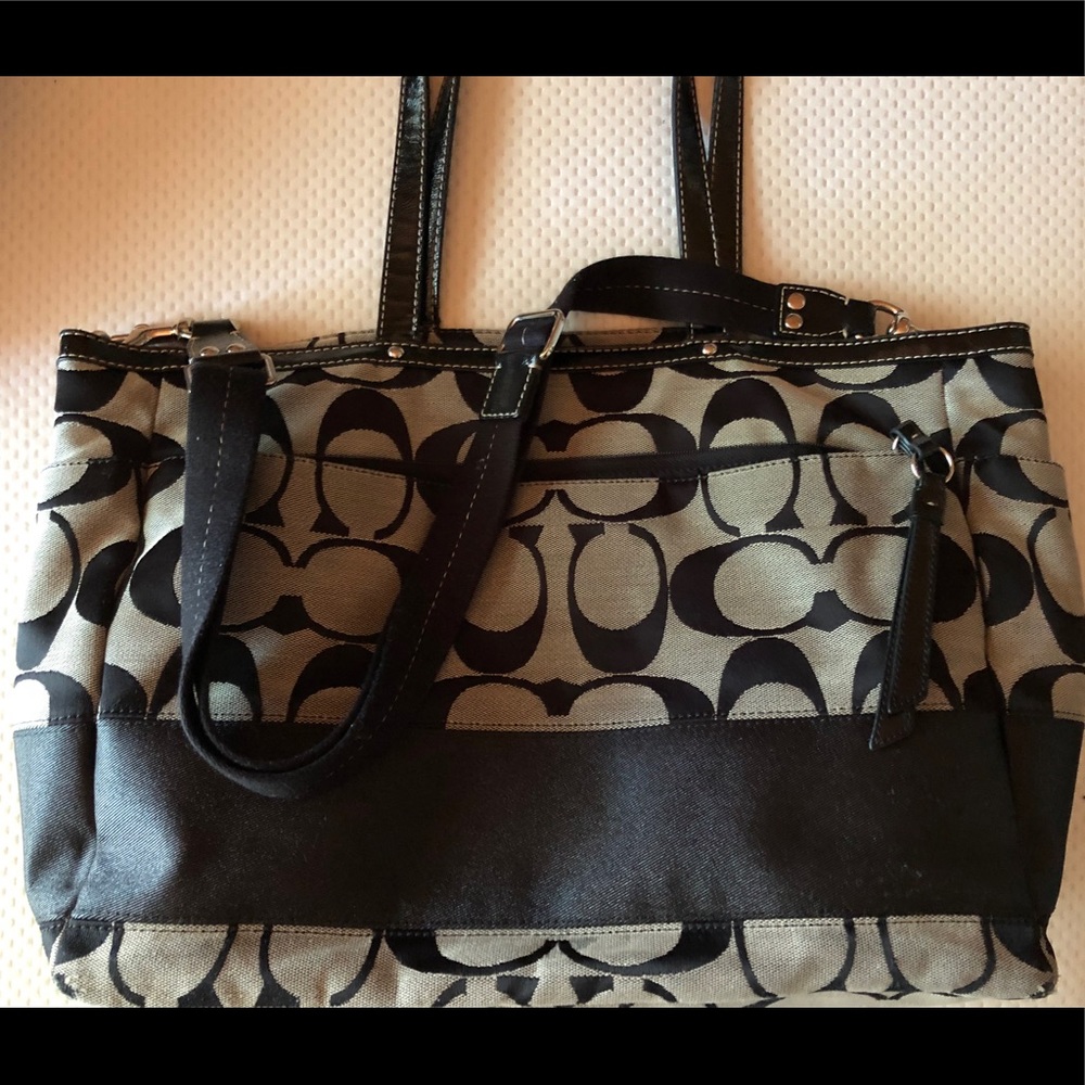 Signature COACH Diaper Bag/ Weekender Bag - Picture 4 of 8